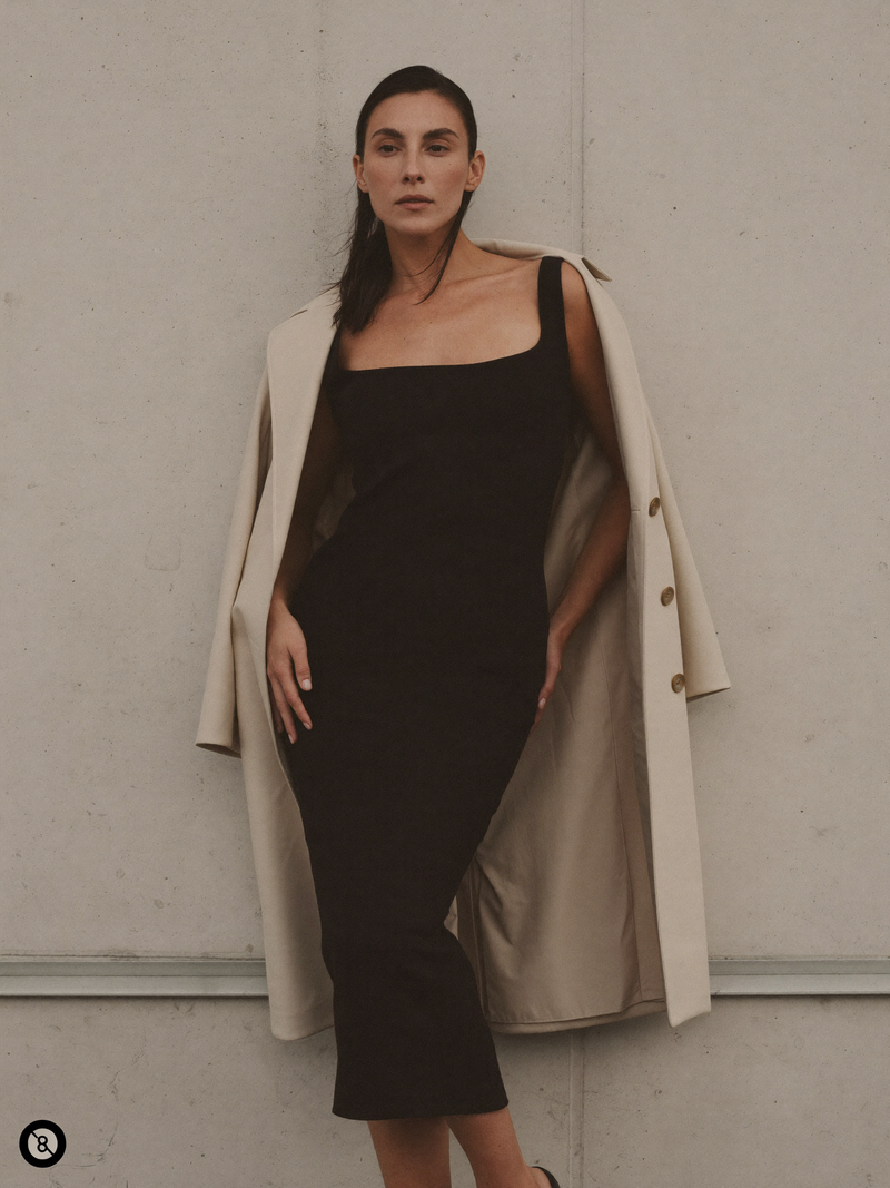 Midikleid & Trench